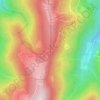 Mapa topográfico Col du Platzerwasel, altitud, relieve