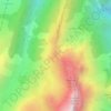 Mapa topográfico Col de la Grande Pierre, altitud, relieve