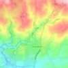 Mapa topográfico La Thébaudière, altitud, relieve