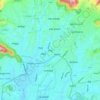 Mapa topográfico Tokha, altitud, relieve