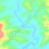 Mapa topográfico Welega, altitud, relieve