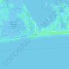 Mapa topográfico Long Point, altitud, relieve
