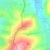 Mapa topográfico Krowiarki, altitud, relieve