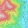 Mapa topográfico Spiluck, altitud, relieve