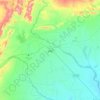 Mapa topográfico Bannu, altitud, relieve