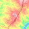 Mapa topográfico Cabeço da Velha, altitud, relieve