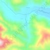 Mapa topográfico Bedelan, altitud, relieve