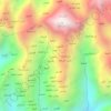 Mapa topográfico As Sultani, altitud, relieve