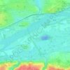 Mapa topográfico Les Léards, altitud, relieve