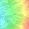 Mapa topográfico San Regis, altitud, relieve
