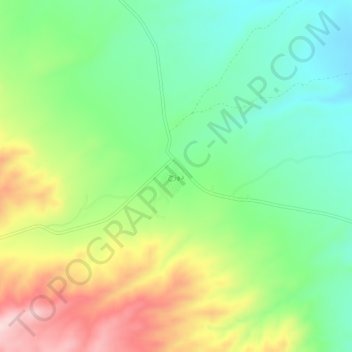 Mapa topográfico دوزج, altitud, relieve