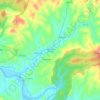 Mapa topográfico Aldeia Nova de Cima, altitud, relieve