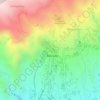 Mapa topográfico Lokawisata Baturraden, altitud, relieve