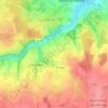 Mapa topográfico Vallun, altitud, relieve