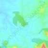 Mapa topográfico Gunung Salak, altitud, relieve