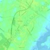 Mapa topográfico Bacon Hill, altitud, relieve