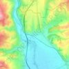 Mapa topográfico Бело поле, altitud, relieve