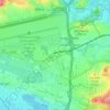 Mapa topográfico Werychów, altitud, relieve