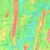 Mapa topográfico Dadukou, altitud, relieve