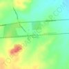 Mapa topográfico Anakie, altitud, relieve