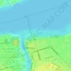 Mapa topográfico Quai Catherine-Legardeur, altitud, relieve