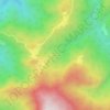 Mapa topográfico Haochong, altitud, relieve