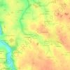 Mapa topográfico La Petite Roussière, altitud, relieve