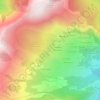 Mapa topográfico Léard, altitud, relieve