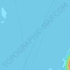 Mapa topográfico Værangfjorden, altitud, relieve