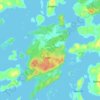 Mapa topográfico Sorpo, altitud, relieve