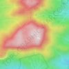 Mapa topográfico Hogback Mountain, altitud, relieve