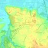 Mapa topográfico La Mauvinière, altitud, relieve