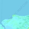 Mapa topográfico Balete, altitud, relieve