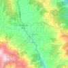 Mapa topográfico Methinkot, altitud, relieve