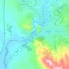 Mapa topográfico Ново Село, altitud, relieve