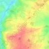 Mapa topográfico La Coudre, altitud, relieve