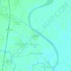 Mapa topográfico Hirdaypur, altitud, relieve