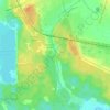 Mapa topográfico Урочище Плесо, altitud, relieve