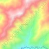 Mapa topográfico Nuevo Paraíso, altitud, relieve