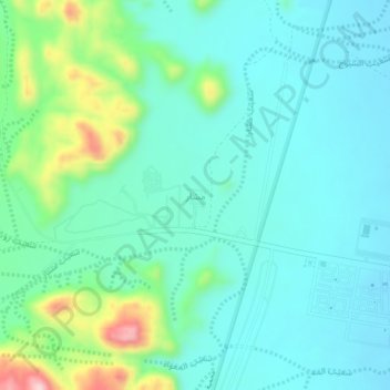Mapa topográfico Mishar, altitud, relieve