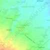 Mapa topográfico Cenggerengan, altitud, relieve