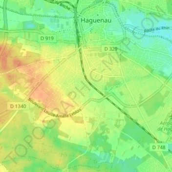 Mapa topográfico Galgenmuesmatt, altitud, relieve
