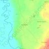 Mapa topográfico Shocklach, altitud, relieve