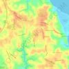 Mapa topográfico Chesapeake Cove Estates, altitud, relieve