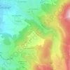 Mapa topográfico Les Clots, altitud, relieve