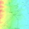 Mapa topográfico Karangjati, altitud, relieve
