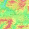 Mapa topográfico Hessisch Lichtenau, altitud, relieve