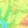Mapa topográfico Roszkowo, altitud, relieve
