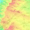 Mapa topográfico Nashik, altitud, relieve
