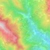 Mapa topográfico Belpiano, altitud, relieve